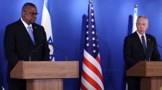 US secretary of defence Lloyd Austin and Israeli defence minister Yoav Gallant