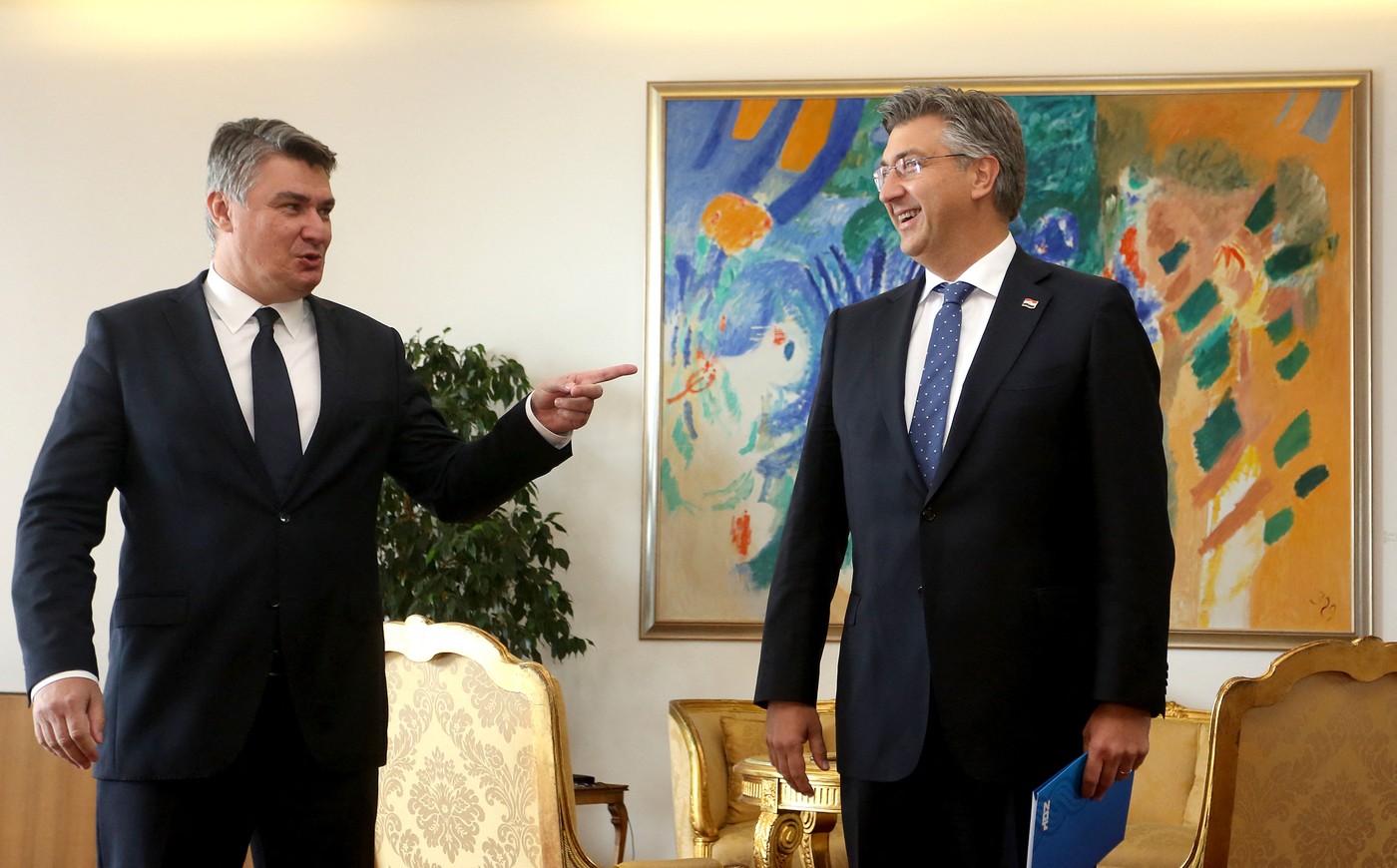 Zoran Milanovic i Andrej Plenkovic