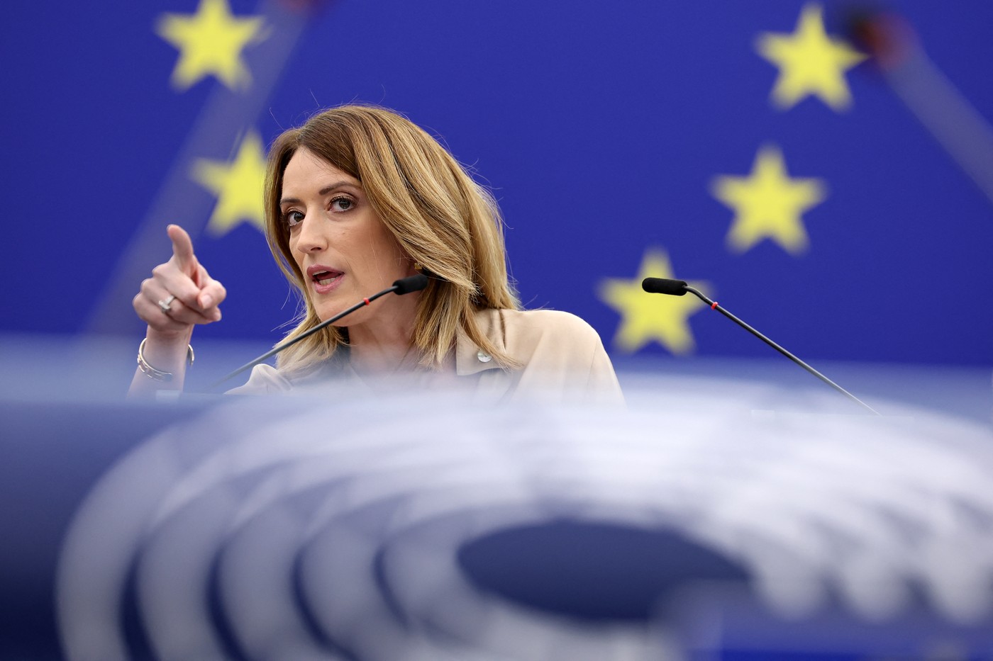 European Parliament President Roberta Metsola