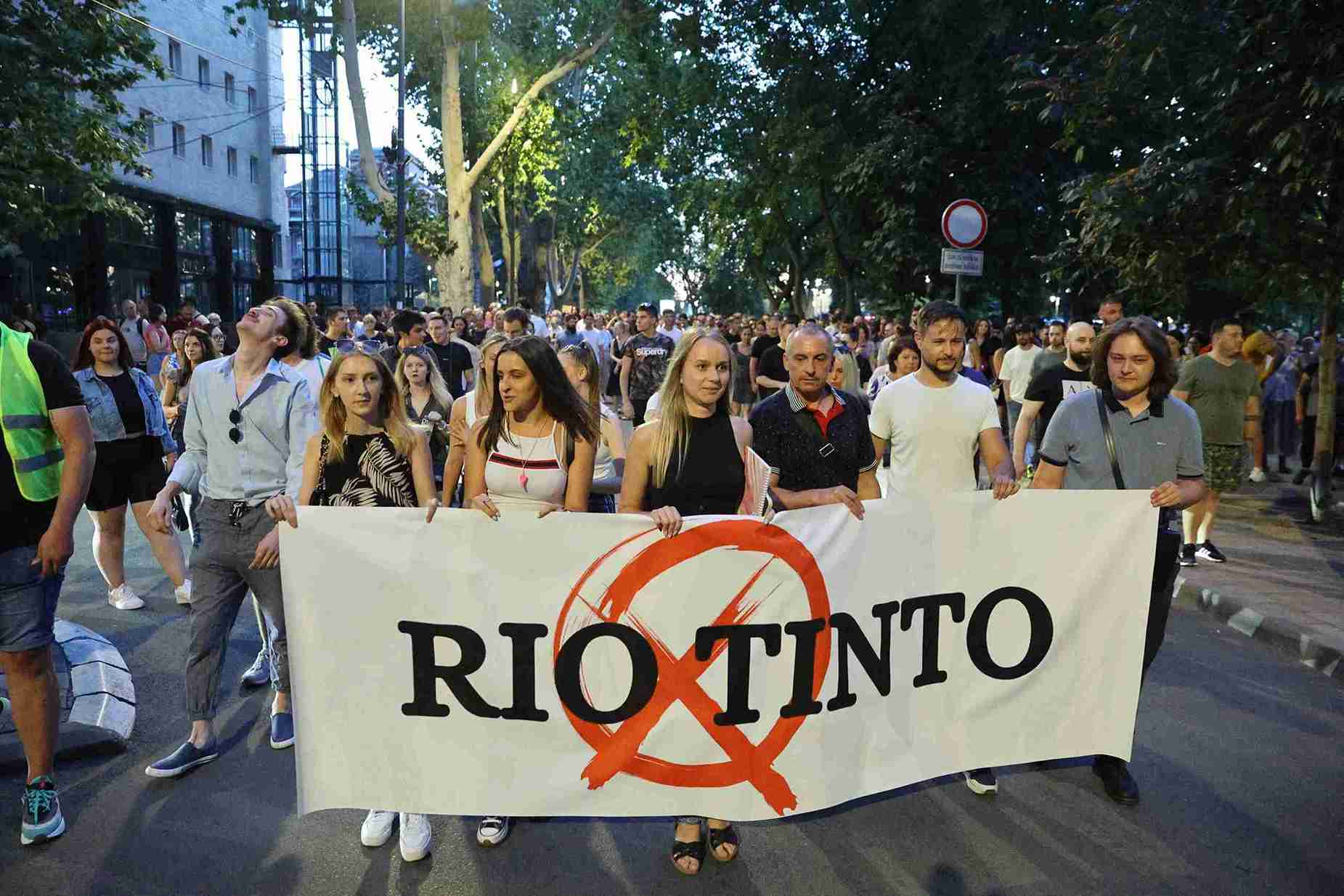 Protest Rio Tinto