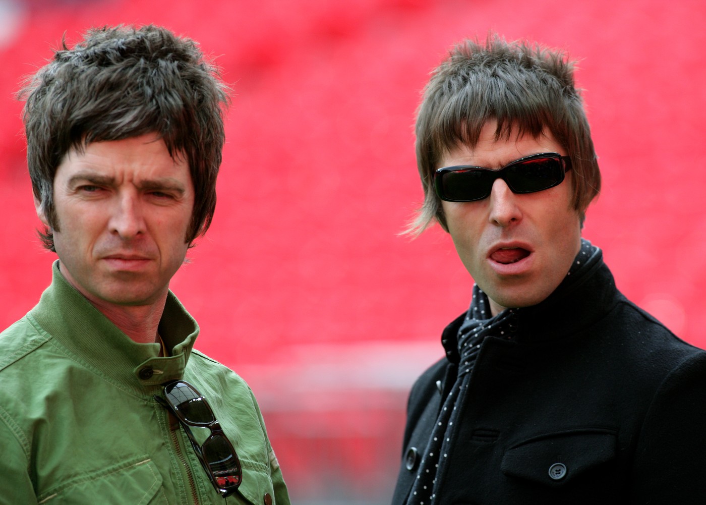 Noel Gallagher and Liam Gallagher/ Oasis