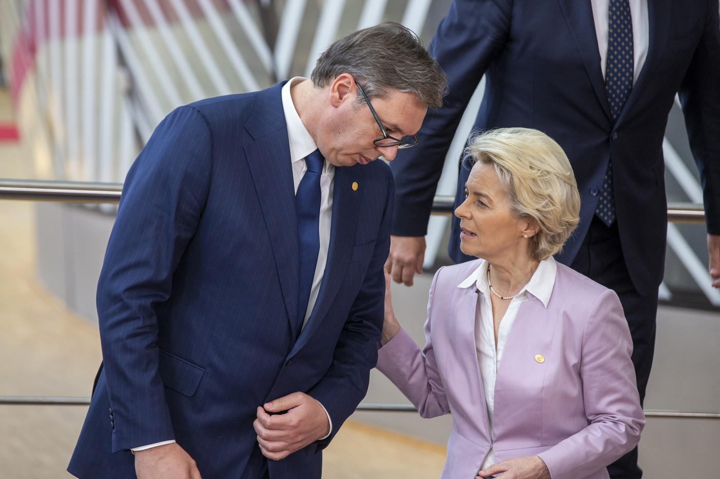 Aleksandar Vucic and Ursula Von der Leyen