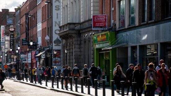 Talbot Street in Dublin Ireland