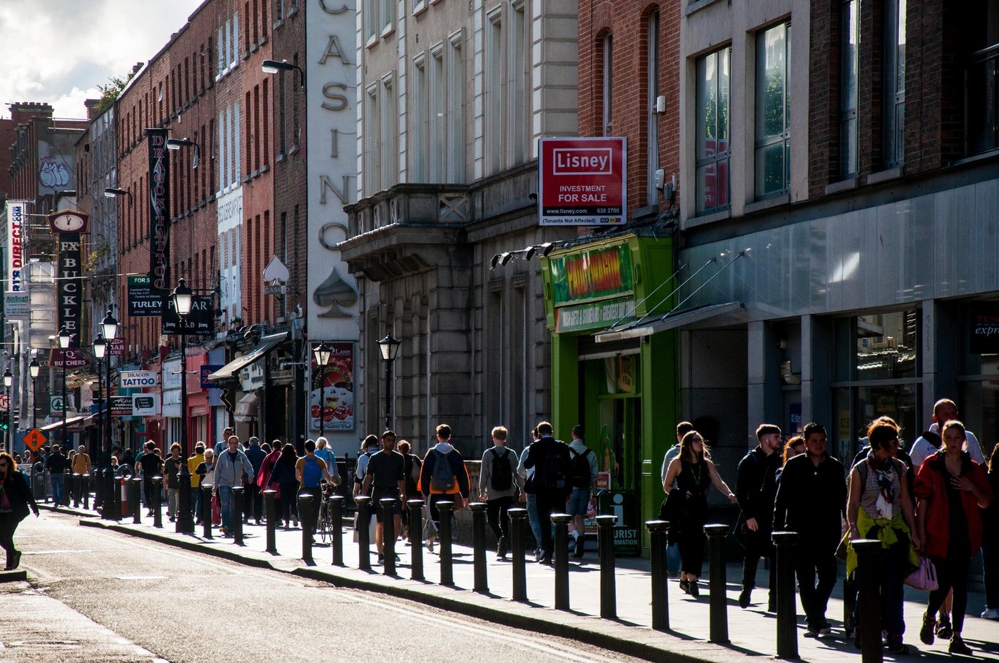 Talbot Street in Dublin Ireland